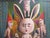 Paint Sergio Bustamante Surreal Illusionist Rabbit Painting 'Reason Behind the Designs' For Sale - Image 7 of 13