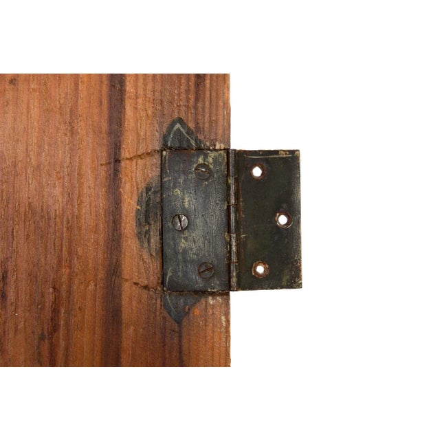 Pair of French Worn Pine Decoupage & Trompe l'Oeil Doors For Sale - Image 11 of 18