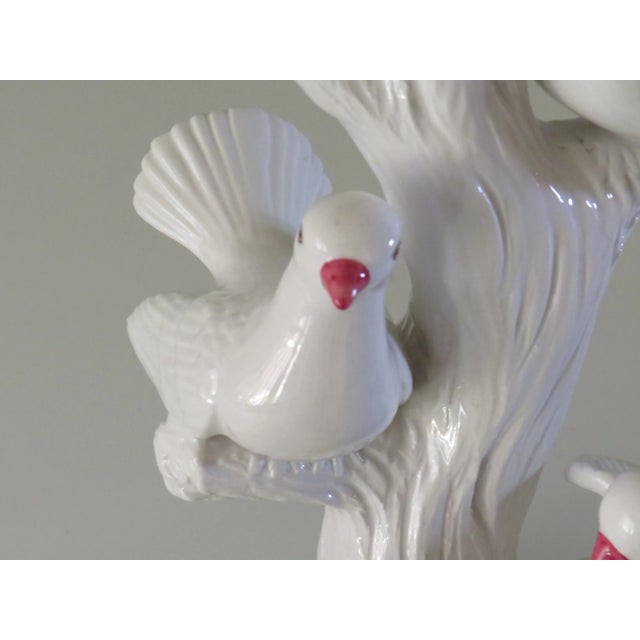 Textile Vintage Italian Ceramic Table Lamp For Sale - Image 7 of 13