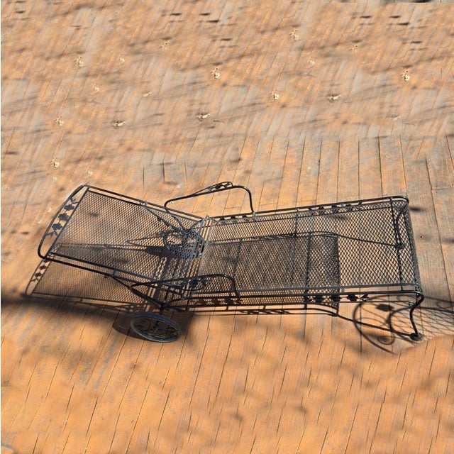 This chaise lounge combines style with comfort. It has adjustable reclining settings to fit whatever you’re doing with it!...