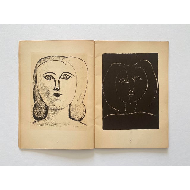 Pablo Picasso " Pablo Picasso : Lithographs 1945-1947 " Vintage 1947 1st Edition Mid Century Modern Mourlot Fine Art Lithograph Print Art Book For Sale - Image 4 of 18