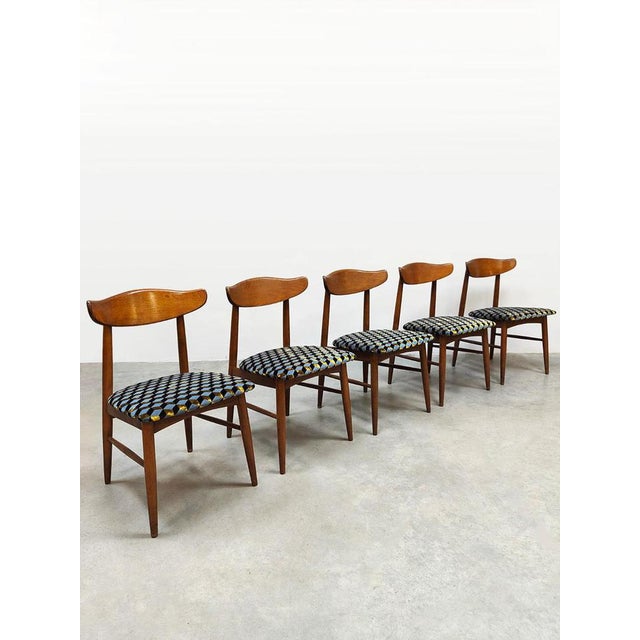 All the way from Denmark, this special set of 'Birchcraft collection' dining room chairs from the 1960s. Produced by...