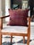 18" Schumacher Montana Wool Plaid 66665 Pillow in Burgundy For Sale - Image 18 of 18