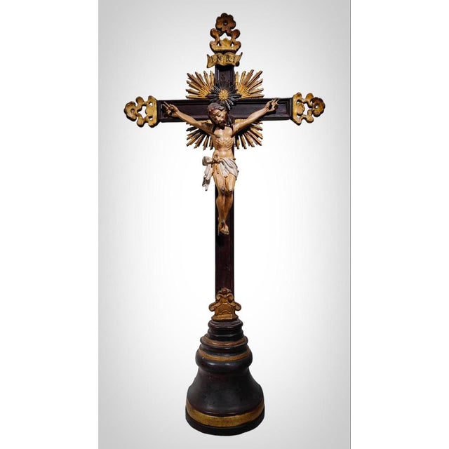 Large Indo-Portuguese Cross, 1750s For Sale - Image 4 of 18