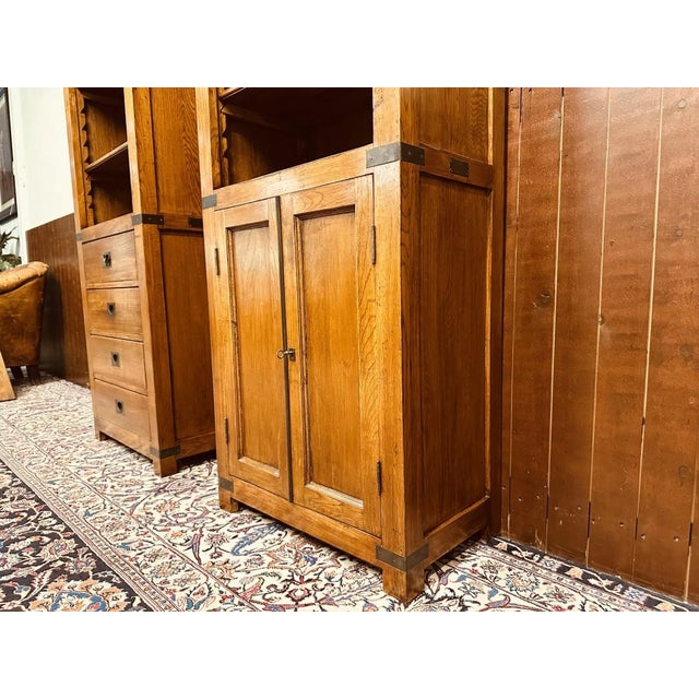 English Bookcase in Oak For Sale - Image 16 of 18