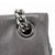 Gray Balenciaga Gray Leather Silver Hardware Crush Chain Medium Flap Shoulder Bag For Sale - Image 8 of 11