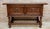 Impressive Spanish sideboard dating from the mid-20th century, crafted in wood and richly decorated with elaborate carved...