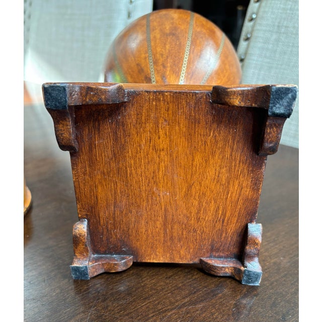 Antique Edwardian Inlaid Satinwood Cutlery Urn 16” For Sale - Image 12 of 12