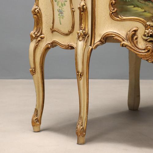 Baroque Corner Display Cabinet For Sale - Image 9 of 11