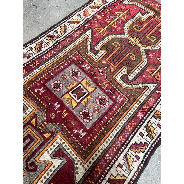 1930s 1930s Nomadic Tribal Runner Rug For Sale - Image 5 of 12