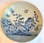Contemporary Chinoiserie Pheasant Blue & White Large Round Platter For Sale - Image 10 of 12
