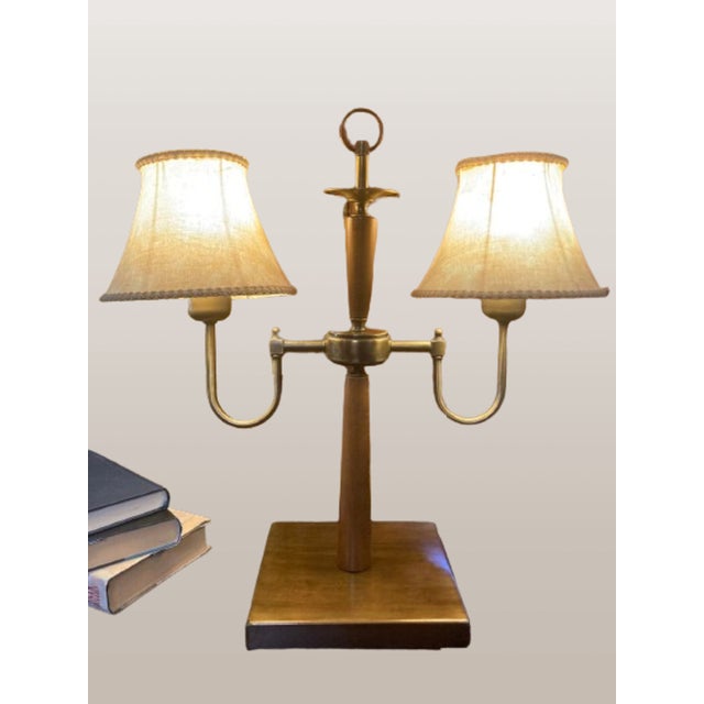 Copper Hollywood Regency Style Table Lamp, 1990s For Sale - Image 8 of 8