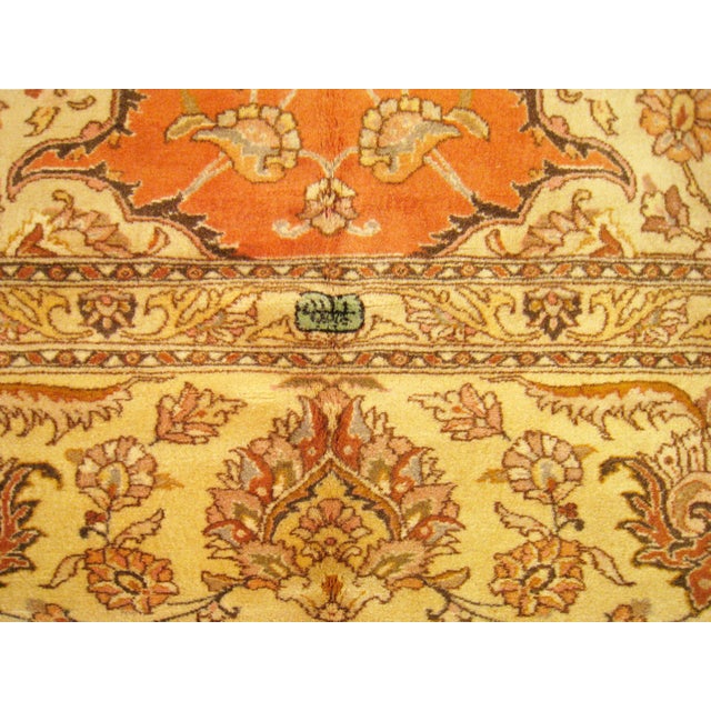 Vintage Persian Decorative Oriental Tabriz Rug in Large Size For Sale - Image 4 of 12