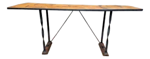20th Century Industrial Console Table