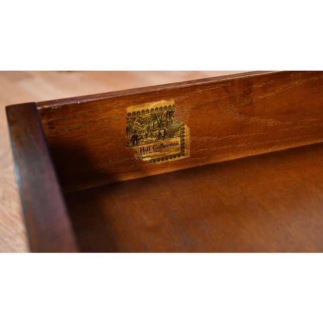 1930s Beacon Hill English Regency Mahogany Side Table / End Table For Sale - Image 6 of 15