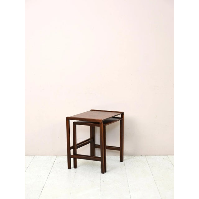 Vintage Coffee Tables in Rosewood, 1960s, Set of 2 For Sale - Image 4 of 12