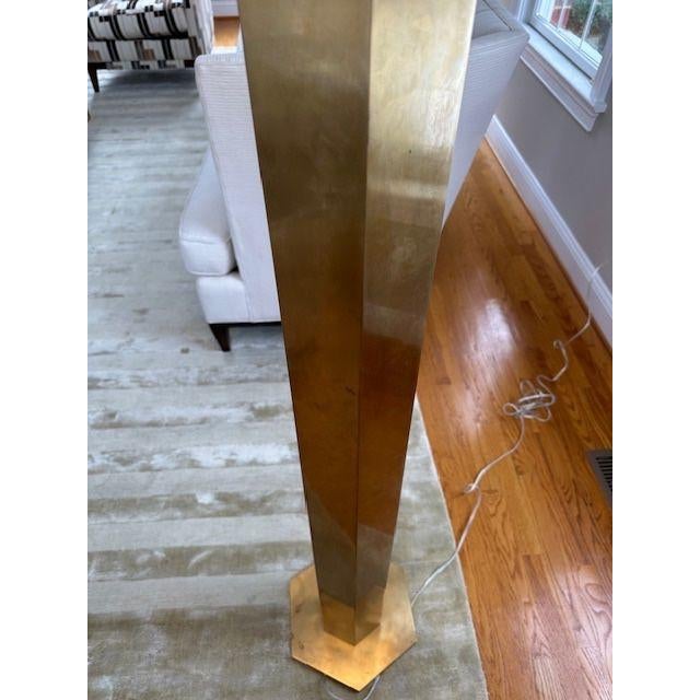 Visual Comfort Brass Olivier Large Floor Lamp by Visual Comfort For Sale - Image 4 of 7