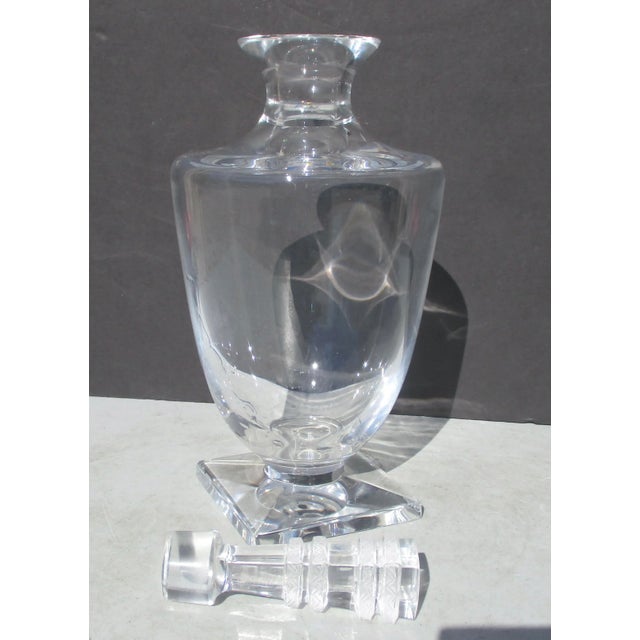 Lalique Lalique Argos Crystal Decanter Vintage 20th Century For Sale - Image 4 of 5