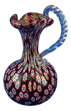 Art Deco Glass Jug by Ercole Barovier & Toso, 1950s