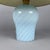 Blue Spiral Murano Glass Table Lamp from Davinci, 1970s For Sale - Image 9 of 15