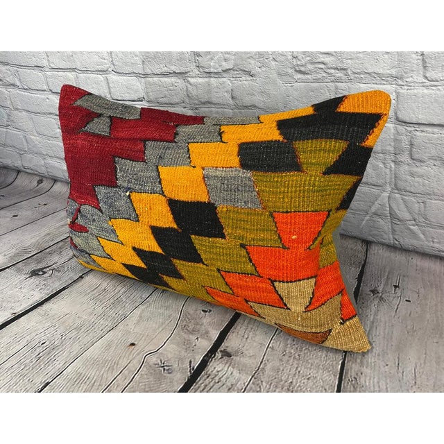 Vintage Pillow Case Turkish Kilim Pillow Decorative Kilim Pillow Dry cleaning only. PILLOW INSERT IS NOT INCLUDED