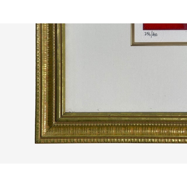 Paper Itzchak Tarkay, Limited Edition Framed Clown Lithograph, Signed and Dated, 2000s For Sale - Image 7 of 7