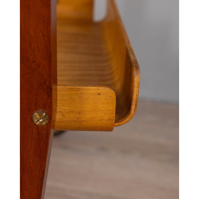 Vintage Wooden Food Cart by Carlo Ratti, 1950s For Sale - Image 10 of 16