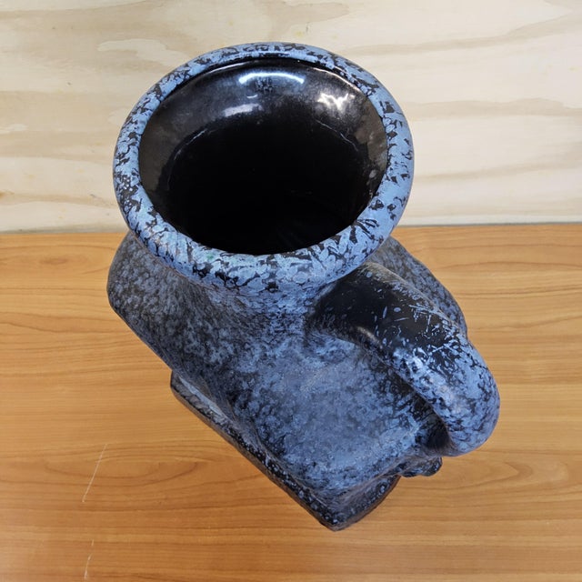 Large Vintage West German Fat Lava Vase from Dümler & Breiden, 1970s For Sale - Image 17 of 18