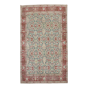Green Red Antique Persian Tabriz