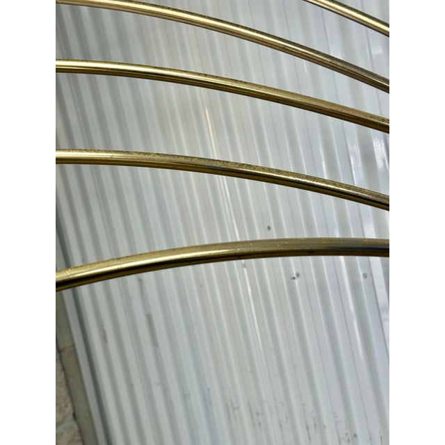 Brass Mid Century Modern 5-Arm Italian Arc Lamp by Harvey Guzzini For Sale - Image 8 of 10