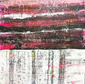 "Beacon St., Pink, #2" Acrylic Painting by Ben Junta