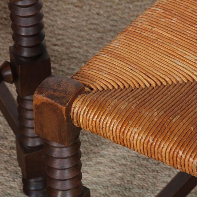 Chairs in the style of Charles Dudouyt, 1950s, Set of 2 For Sale - Image 4 of 10