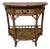 Vintage Faux Bamboo Console Table Hand Painted Chinoiserie Maitland Smith For Sale