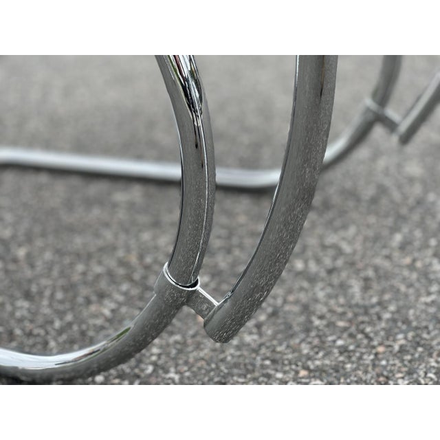 Tubular Chrome & Leather MR20 Armchair by Ludwig Mies Van Der Rohe, Italy, 1980s For Sale - Image 15 of 18