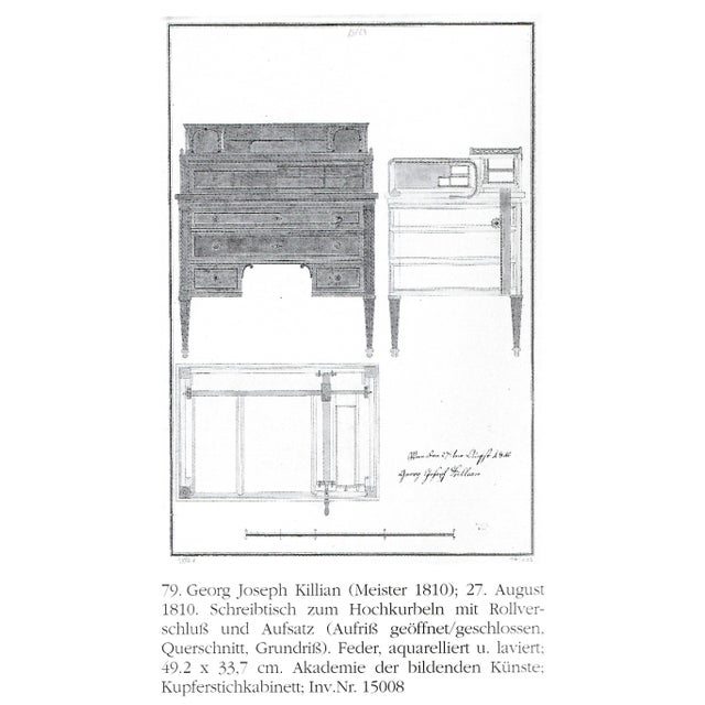 Viennese Biedermeier Desk, 1820s For Sale - Image 16 of 17