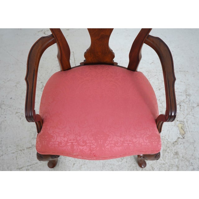Wood Set of 6 John Widdicomb Walnut Dining Room Chairs For Sale - Image 7 of 18