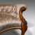 1840's Antique Victorian Carved Spoon Back Settee For Sale - Image 10 of 12