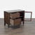 Made of pinewood reclaimed from old pallets with metal inset pulls in a rich antiqued brass finish. The credenza's offset...