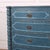 Early 19th C line decorated bowfront oak chest of drawers with turned columns. 1830 This piece is designed in the style of...