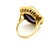 Vintage Italian Jumbo Amethyst Cocktail Ring in 14k Gold, 20 Carats, Size 7.75 For Sale - Image 4 of 13