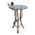 Stunning Italian Toleware Floral Base Iron Occasional Table For Sale
