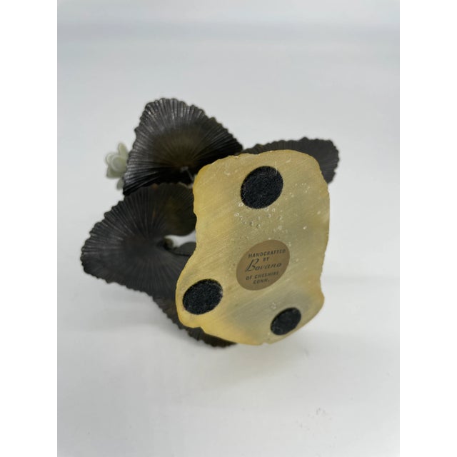 Vintage Bovano of Cheshire Enamel and Copper Flower Sculpture For Sale In Greenville, SC - Image 6 of 8