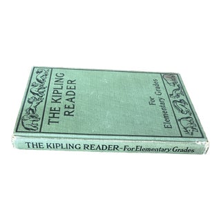 1912 Antique Edition of the “Kipling Reader” Hard Cover Book For Sale