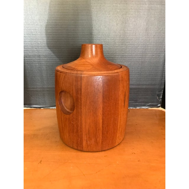 Danish MidCentury Teak Ice Bucket by Jenson Chairish