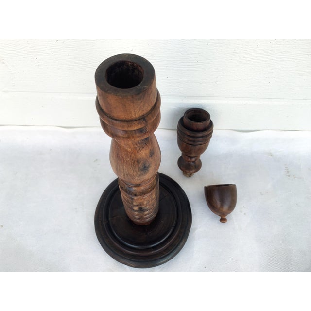 Container on High Leg in Mahogany Wood, 1890s For Sale - Image 13 of 18