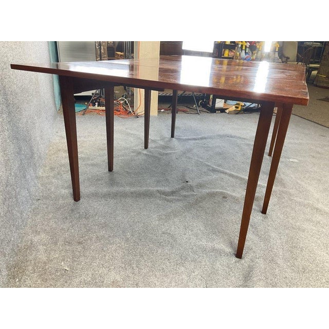 Antique Mahogany Drop Leaf Dining Table | Expandable 72" Gateleg Table, Chippendale Style For Sale - Image 9 of 9