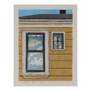 "Weather Eye" - 1989 Lithograph on Paper by Deborah Rumer