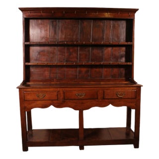 18th Century Welsh Oak Dresser For Sale