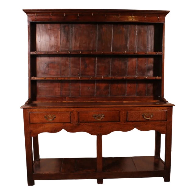18th Century Welsh Oak Dresser For Sale