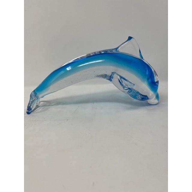 Blue Murano Glass Dolphin by Beltrami For Sale In Naples, FL - Image 6 of 6